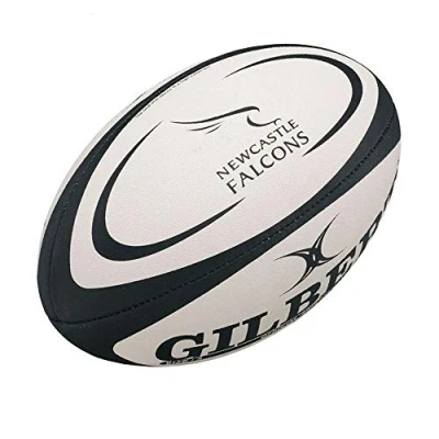 Image of New Gilbert Newcastle Falcons Durable Rugby English Premiership Balls Size Mini