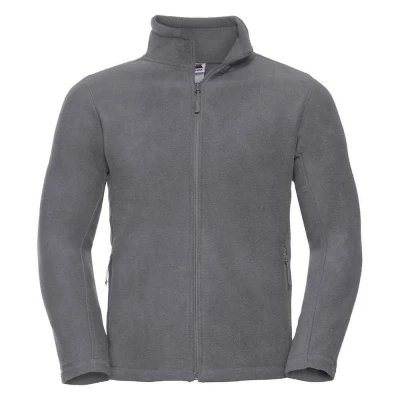 Image of Russell Athletic Mens Outdoor Fleece Jacket (Convoy Grey) Dark Grey Size X Small
