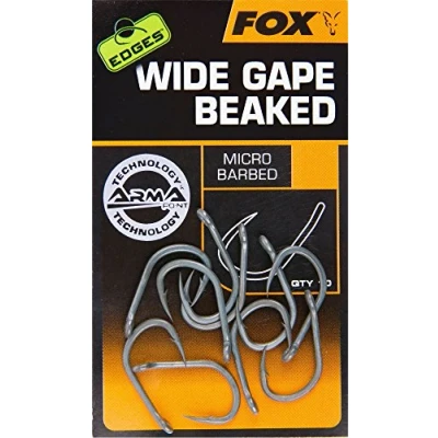 Image of Fox Edges Wide Gape Beaked Hooks Size 6 Micro Barbed Karper haken