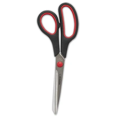 Image of Kores Scissors with Soft Grip Office Supplies, Stationery for School, Craft 210 mm, Wear Resistant, Stainless Steel Single Pack in Assorted Colours