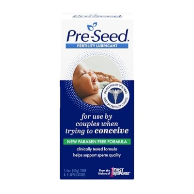 Image of Pre Seed Fertility Friendly Vaginal Lubricant Multi Use Tube with 9 Applicators 40g