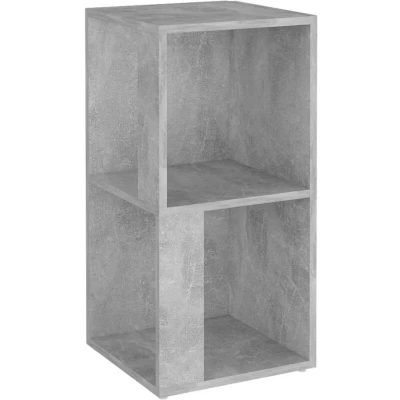 Image of vidaXL Corner Cabinet Concrete Grey 33x33x67 cm Engineered Wood