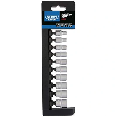 Image of Draper Metric Socket Set, 1/4&quot; Sq. Dr. (10 Piece)
