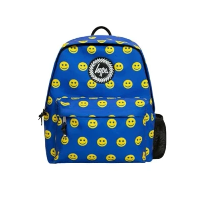 Image of hype BAGS Gradient Badge Polyester Unisex Backpacks in Blue Size: One Size