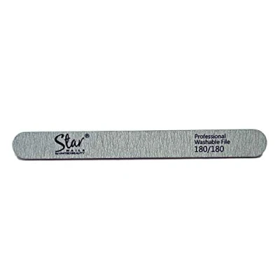 Image of Star Nails Zebra Foam Straight Board File (180 grit) ST799 by