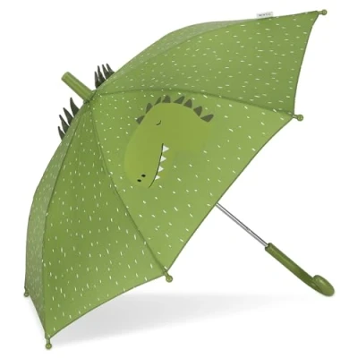 Image of Trixie Mr. Dino Umbrella 100% Recycled Polyester Kids Green