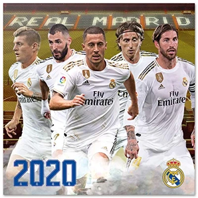 Image of Erik Real Madrid 2020 Wall Calendar, 16 Months, 30 x 30cm