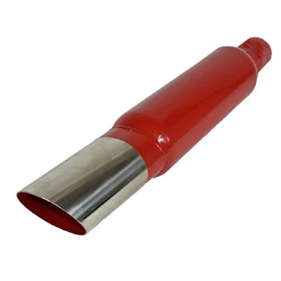 Image of AB Tools Cherry Bomb Standard Tail Pipe Oval End Exhaust Back Box