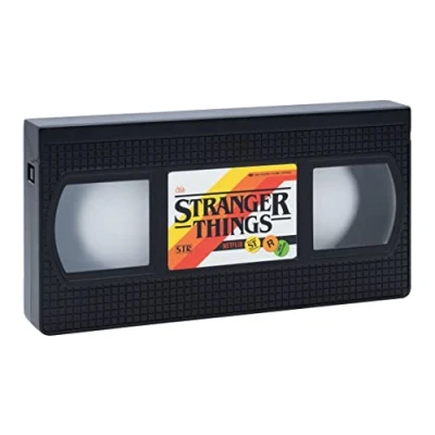 Image of Paladone Stranger Things VHS Logo Light, Officially Licensed Merchandise, Black