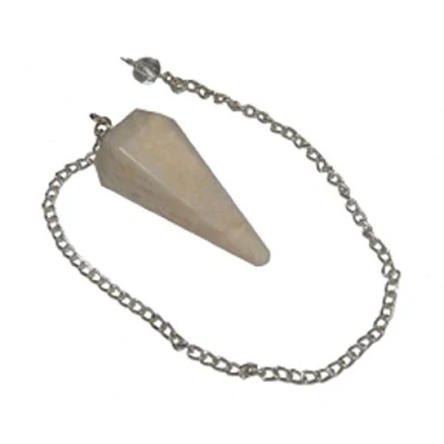 Image of Mystic Moments Moonstone (Opalite) Faceted Pendulum