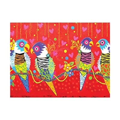 Image of Maxwell &amp; Williams Love Hearts Tea Towel Tiger