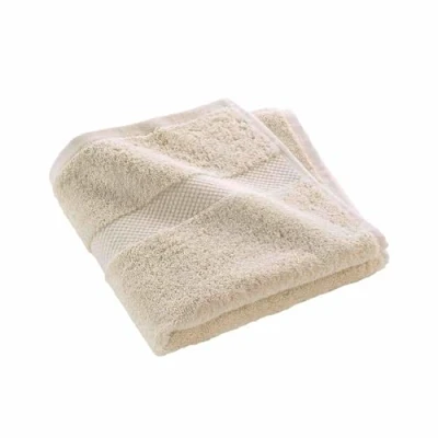 Image of Douceur d&#039;Intérieur, Elegance Sand Hand Towel (50 x 90 cm) 100% Cotton Plain