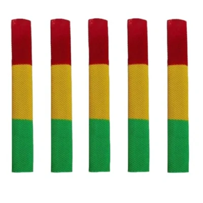 Image of ND Sports Cricket Bat Grips Premium Rubber Grip Tape for Maximum Hold &amp; Shock Absorption 4 Styles Multi Color Pack of 1 Durable (Jiggy Jazz, 5)