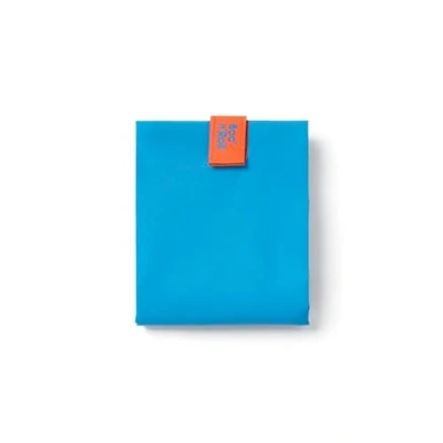 Image of Roll&#039;eat ® Reusable Sandwich Bag Container Eco Friendly Food and Washable Wrap Blue Color Boc&#039;n&#039;Roll Fluor