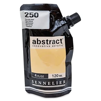 Image of Sennelier Abstract Innovative Acrylic Artist Paint Pouch 120ml (250 Flesh Ochre)
