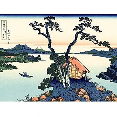 Image of Artery8 Hokusai 36 Views Fuji Lake Suwa Woodblock Japan Art Print Canvas Premium Wall Decor Poster Mural