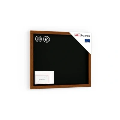 Image of Wooden Beech Easel 145 cm + Black Chalkboard 70x50 Frame