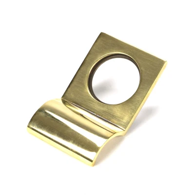 Image of Aged Brass Rim Cylinder Pull