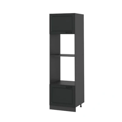 Image of Vicco Microwave cabinet &quot;Raul&quot;, Anthracite country house, 60 cm