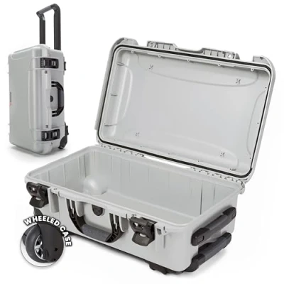 Image of Nanuk 935 Waterproof Carry On Hard Case with Wheels Empty Silver