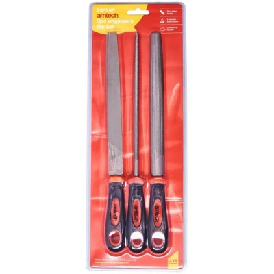 Image of Amtech 3 Piece Engineer&#039;s File Set