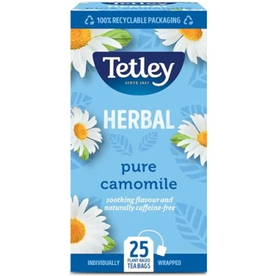 Image of Tetley Camomile String &amp; Tag Envelopes 25 Teabags