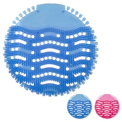 Image of Urinal Screen Splash Mats, Scented Toilet Deodorizer and Guards for Men’s (Urinal Ocean Mist Blue, SINGLE)