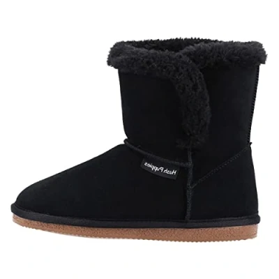 Image of Hush Puppies Women&#039;s Ashleigh Slipper, Black, 7 UK