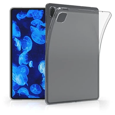 Image of kwmobile Case Compatible with Xiaomi Pad 5 Soft TPU Back Protector Cover for Tablet Matte Transparent
