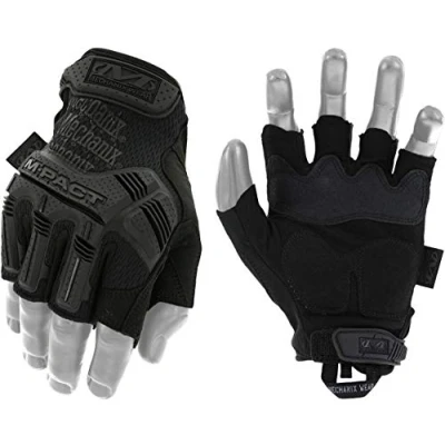 Image of Mechanix Wear M Pact Fingerless Covert Gloves (Large, Black) MFL 55 010