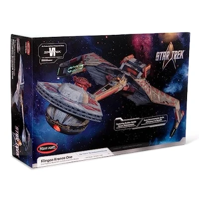 Image of Polar Lights Star Trek 6: The Undiscovered Country Klingon Kronos One 1:350 Scale Model Kit