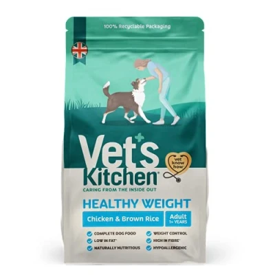 Image of Vet&#039;s Kitchen Light Dog Chicken &amp; Brown Rice 7.5kg, clear