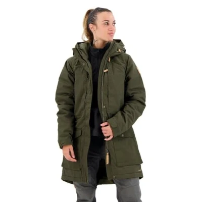 Image of Fjallraven Singi Wool Padded Parka W Sport Jacket Deep Forest, M