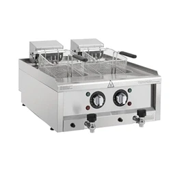 Image of Buffalo 600 Series Twin Tank Electric Fryer 2 x 8Ltr