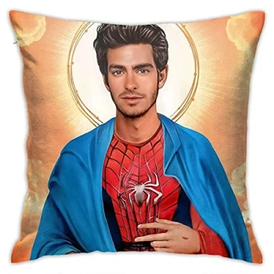 Image of Andrew Garfield Pillow Covers Double Sided Plush Cases Dorm Decor for Bedroom Living Room X inch 45cm
