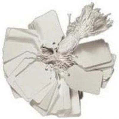 Image of Q Connect Strung Ticket 70x44mm White (Pack of 1000)