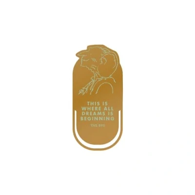 Image of Half Moon Bay Dreams is Beginning Roald Dahl The BFG Bronze Tone 2.8 x 2.1 Inch Zinc Alloy/Enamel Bookmark Paper Clip