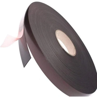 Image of A+B Magnetic Tape Strips Self Adhesive Cut to Fit Strip 2m + A and B Polarity Magnets Thin