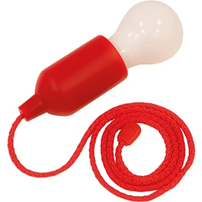 Image of St. Helens Home &amp; Garden LED Hanging Pull Light (Red)