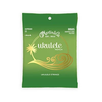 Image of Martin Premium Polygut Ukulele Soprano Strings (M605) 22 23, Ukulele,