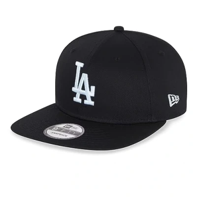 Image of New Era Los Angeles Dodgers MLB Essentials Black 9Fifty Snapback Cap S M (6 3/8 7 1/4)