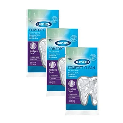 Image of Dentek Confort Clean Floss Picks Deodorant Stick (3 Packs of 30)