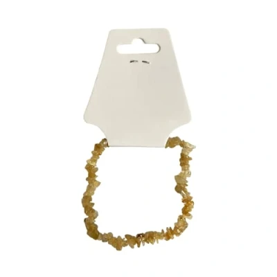 Image of VIE Gemstone Chip Stretch Bracelet (Citrine)