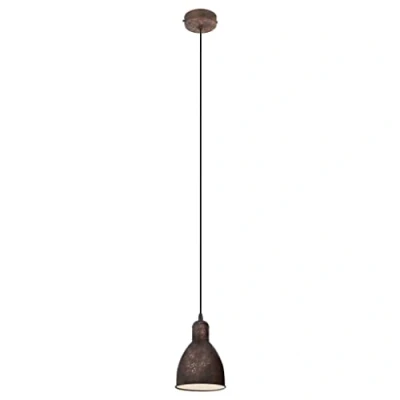 Image of EGLO 49492 PRIDDY 1 Pendant Light in Copper Antique