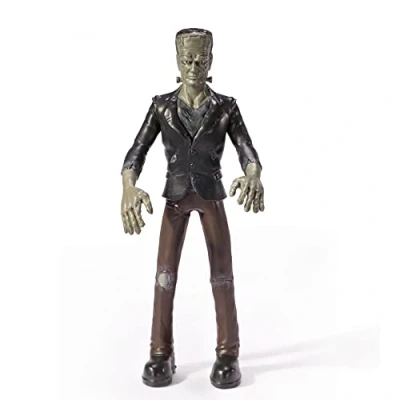Image of Frankenstein&#039;s Monster Mini Bendy Fig 5.5in (14cm) Noble Toys Miniature Bendable Figure Posable Doll Figures