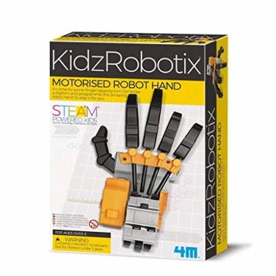 Image of 4M 403407 Kids Motorised Robot Hand Building Set