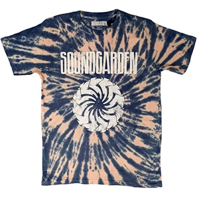Image of Soundgarden Logo Swirl Official Tee T Shirt Mens Unisex (Medium) Blue