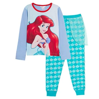 Image of Disney Girls The Little Mermaid Pyjamas 7 8 Years Lilac