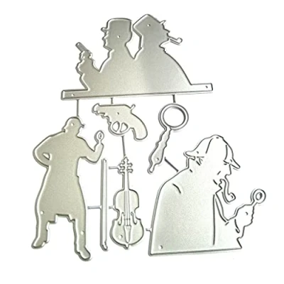 Image of Men Metal Cutting Dies Stencil Die Cut Scrapbooking Album Paper Card Embossing Template Mold Decoration Stencils