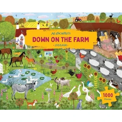 Image of Down on the Farm jigsaw: 1,000 pieces